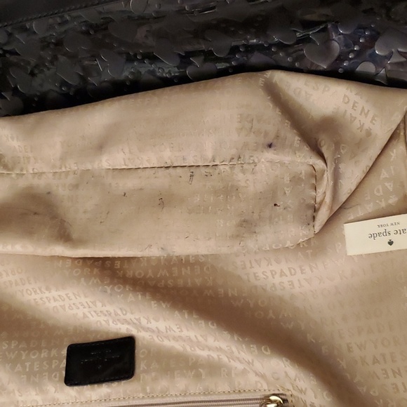 *Kate Spade Black patent leather shoulder tote bag - Picture 7 of 15